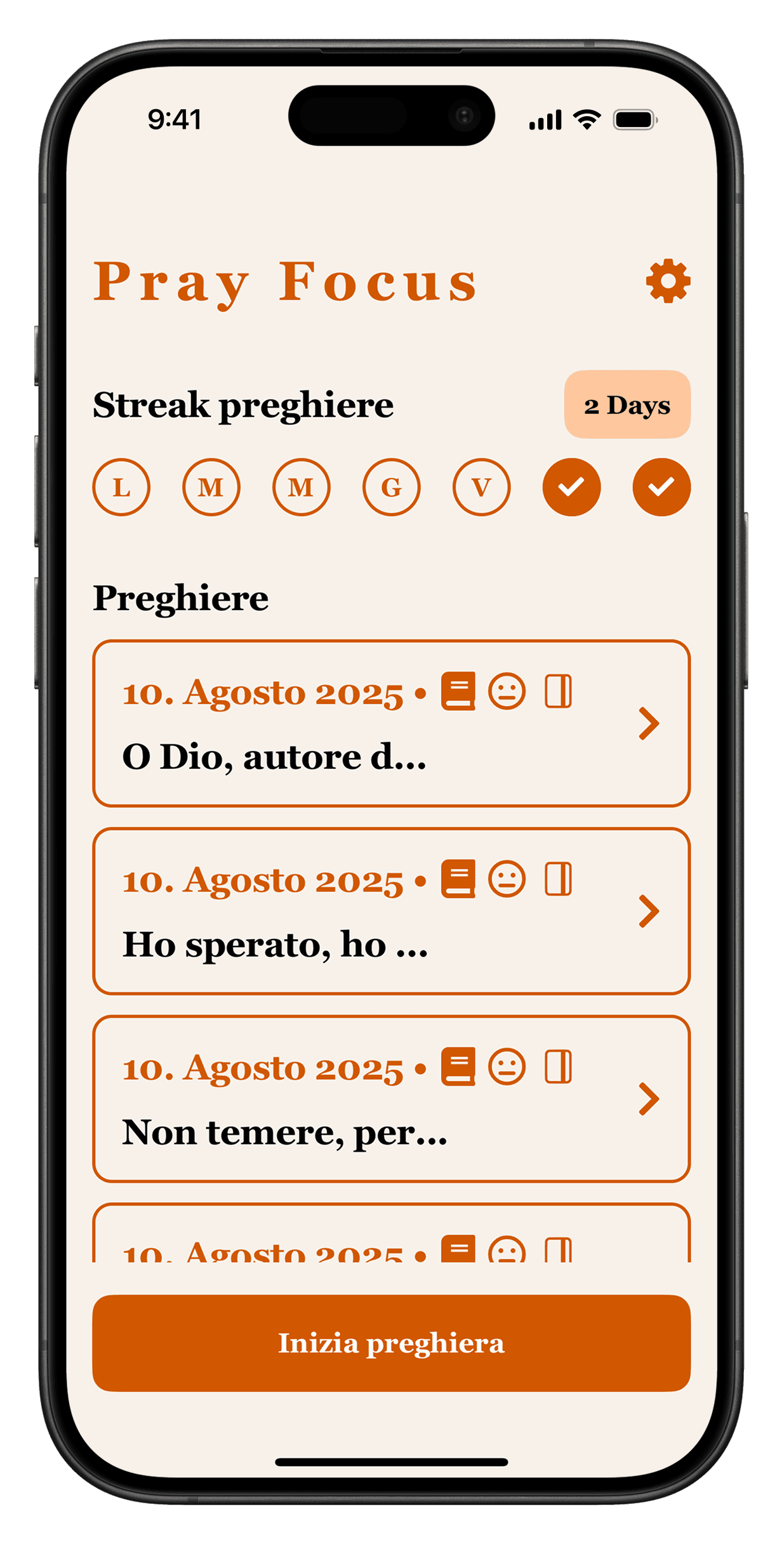 Pray Focus App Screenshot